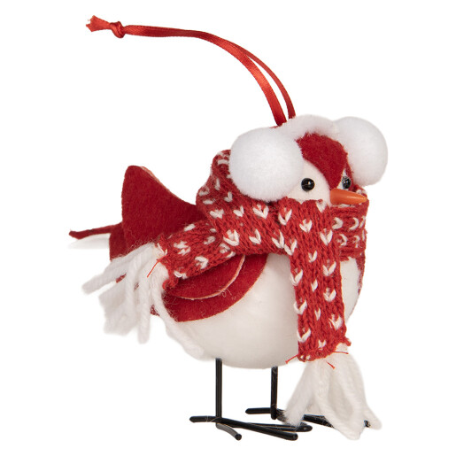 Figurina Pasare textil 12x7x10 cm