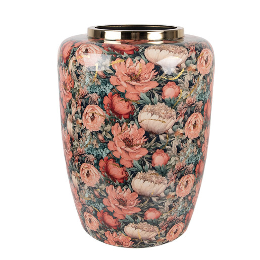 Vaza flori metal multicolor Ø 33x44 cm