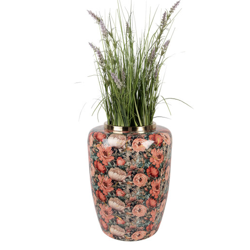 Vaza flori metal multicolor Ø 33x44 cm