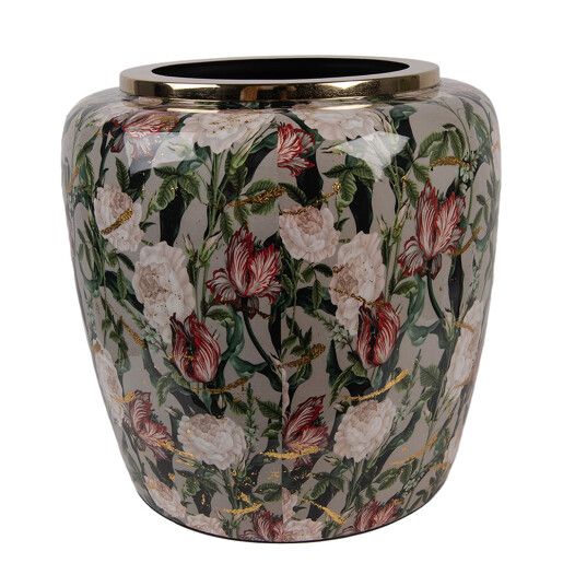 Vaza flori metal multicolor Flowers Ø 25x25 cm