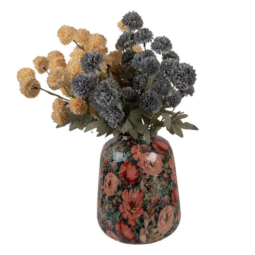 Vaza flori metal multicolor Flowers Ø 21x25 cm
