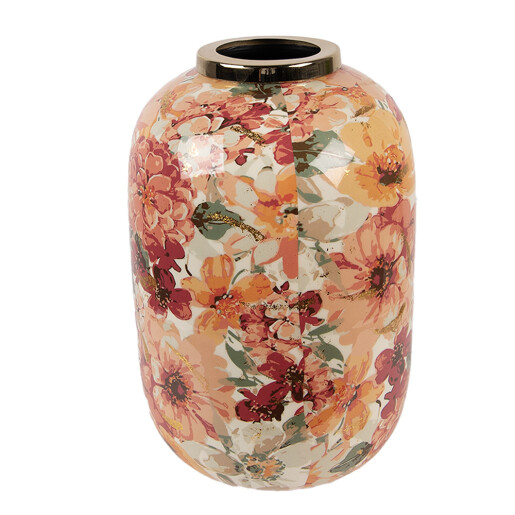 Vaza flori metal multicolor Flowers Ø 17x25 cm