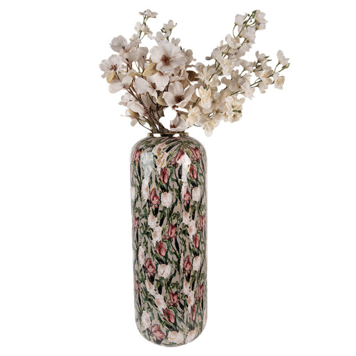 Vaza flori metal multicolor Flowers Ø 25x70 cm