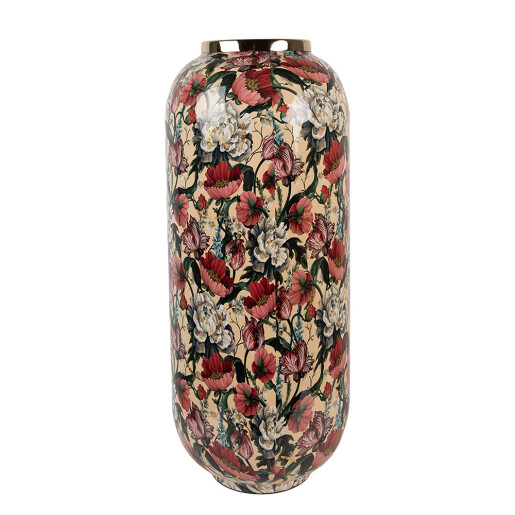 Vaza flori metal multicolor Flower Ø 21x50 cm