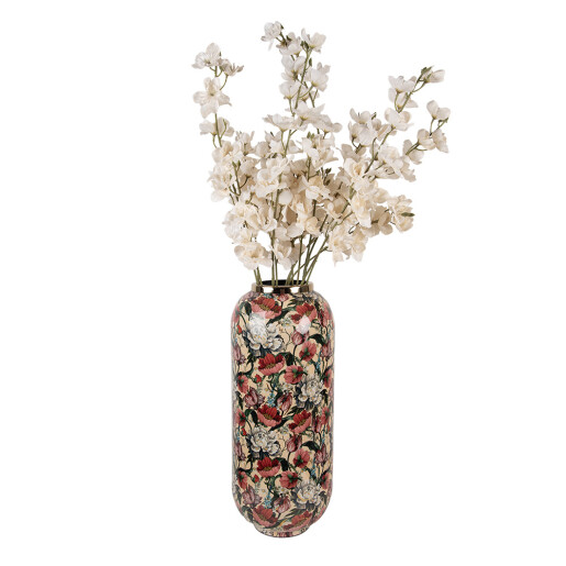 Vaza flori metal multicolor Flower Ø 21x50 cm