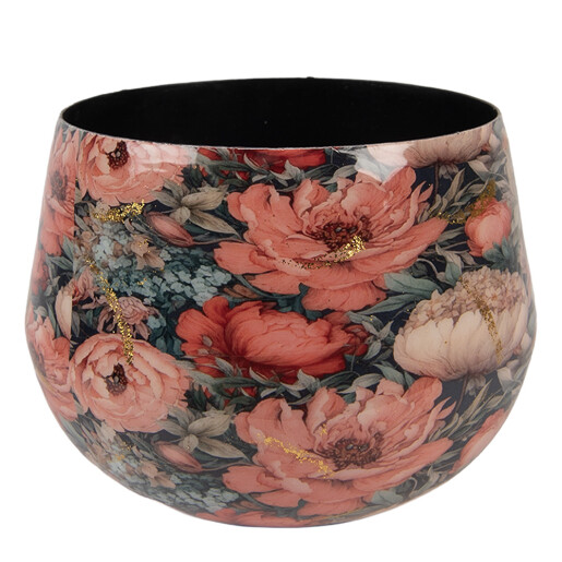 Vaza flori metal multicolor Flower Ø 13x10 cm