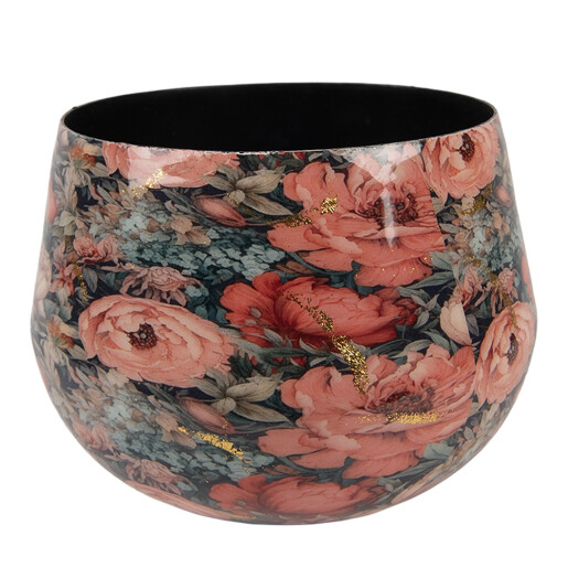 Vaza flori metal multicolor Flower Ø 13x10 cm