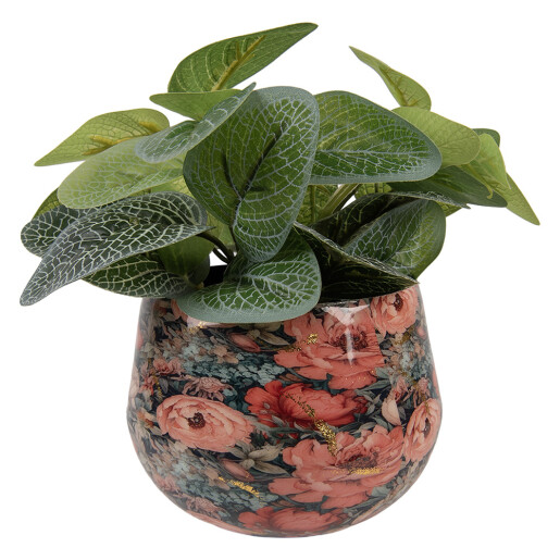 Vaza flori metal multicolor Flower Ø 13x10 cm