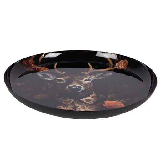 Bol decorativ Ren metal Ø 28x3 cm