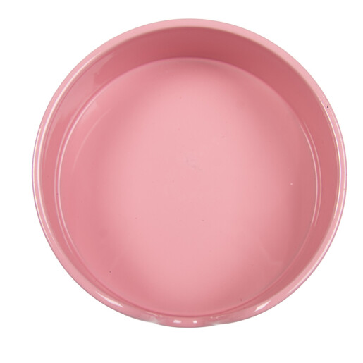 Set 8 suporturi pahare plastic alb roz  (8) Ø 10x4 cm