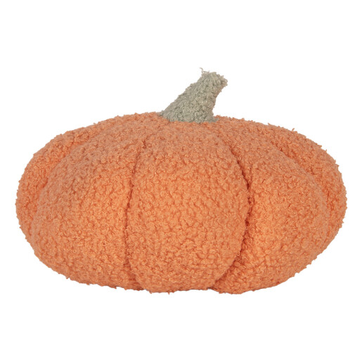 Dovleac Halloween decorativ poliester portocaliu bej Ø 20x14 cm