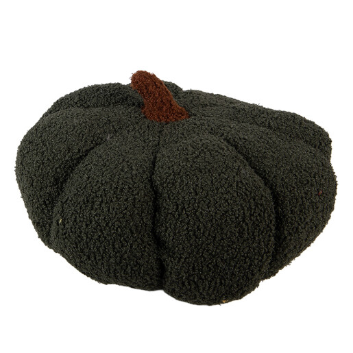 Dovleac Halloween decorativ poliester verde inchis maro Ø 20x14 cm