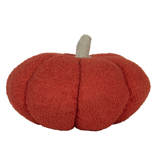 Dovleac Halloween decorativ poliester rosu bej Ø 35x22 cm