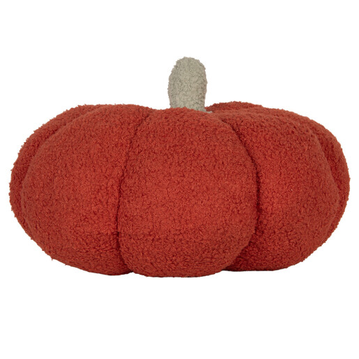 Dovleac Halloween decorativ poliester rosu bej Ø 30x18 cm