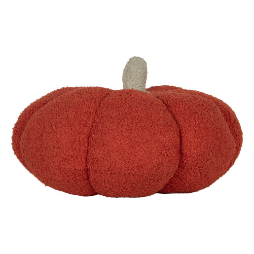 Dovleac Halloween decorativ poliester rosu bej Ø 20x14 cm