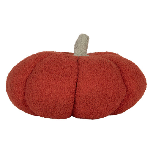 Dovleac Halloween decorativ poliester rosu bej Ø 20x14 cm