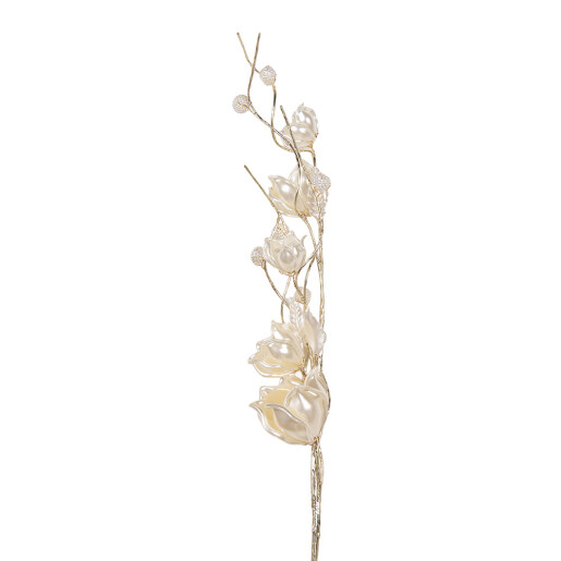 Floare artificiala alba 6x6x62 cm