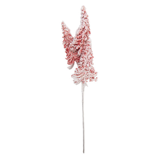 Crenguta Craciun artificiala rosie 10x6x54 cm