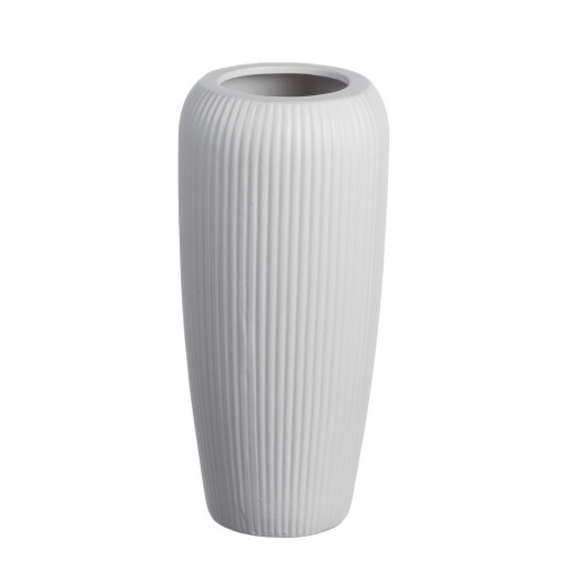 Vaza flori ceramica alba Blanque 16 x 34,5 cm