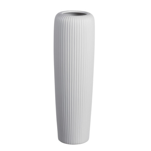 Vaza flori ceramica alba Blanque 13,5 x 46 cm