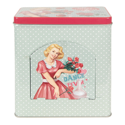 Cutie depozitare metal multicolor  16x10x18 cm