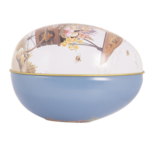 Ou decorativ Paste metal multicolor 8x13x8 cm