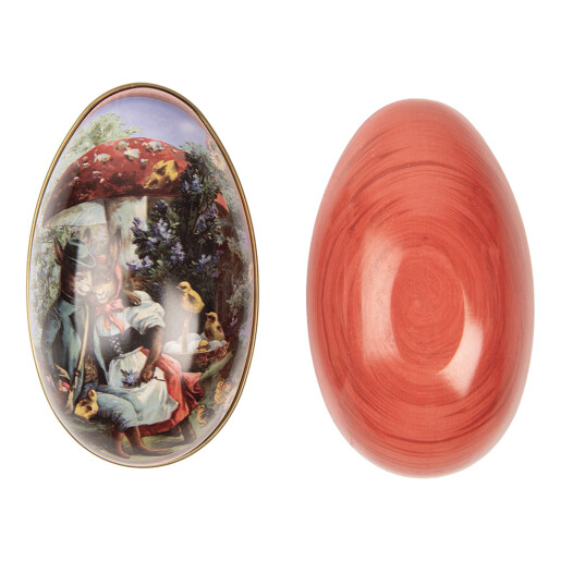 Ou decorativ Paste metal 7x11x7 cm