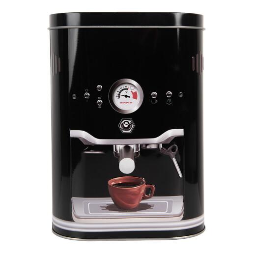Cutie depozitare cafea metal multicolor 14x8x19 cm