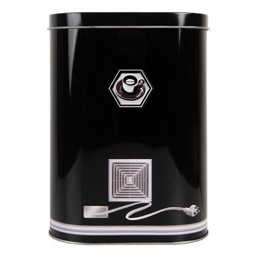 Cutie depozitare cafea metal multicolor 14x8x19 cm