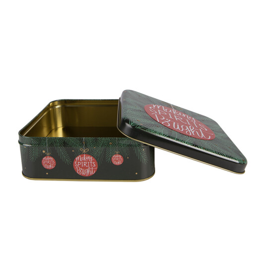 Cutie Craciun metal multicolor Bright 17x17x6 cm