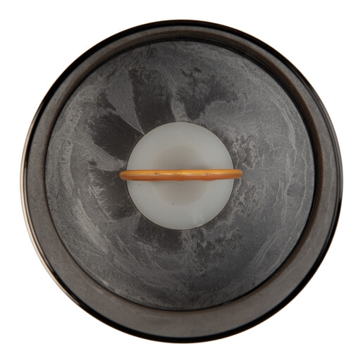Candela led plastic maro Ø 8x10 cm