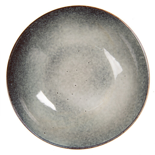 Set 5 boluri ceramica gri 22x5 cm, 500 ml