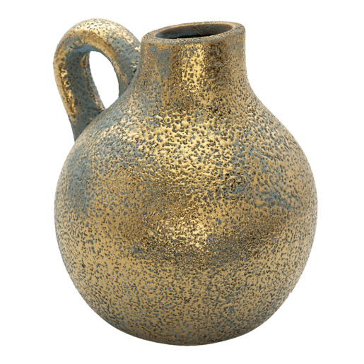 Vaza ceramica aurie 19x17x20 cm