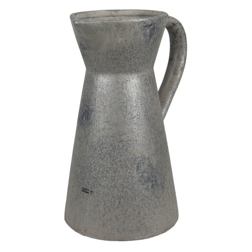 Vaza flori ceramica gri 20x13x25 cm
