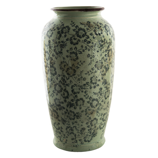 Vaza ceramica verde 17x35 cm
