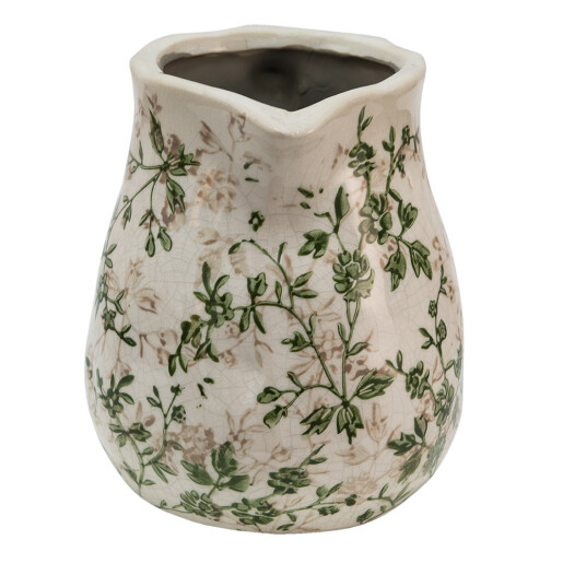 Carafa decorativa ceramica multicolora 16x13x15 cm