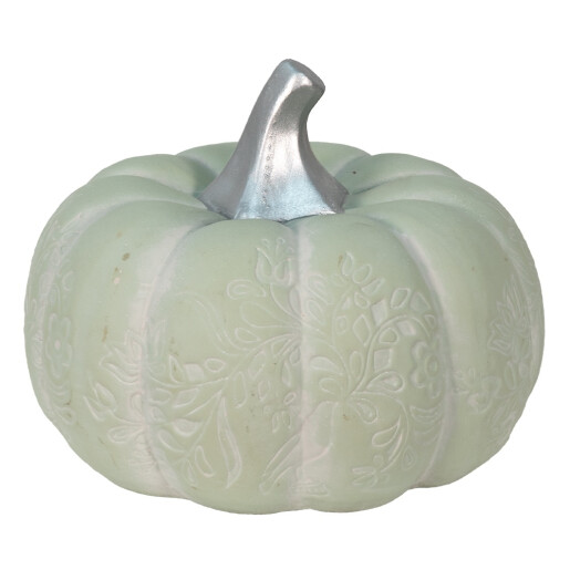Dovleac decorativ ceramica verde 23x18 cm