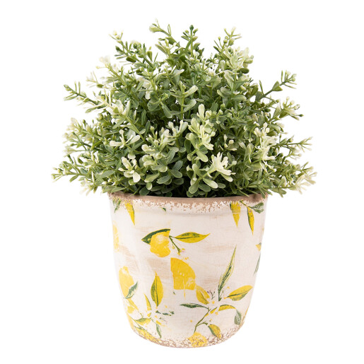 Ghiveci flori ceramica Lemon 14x14 cm