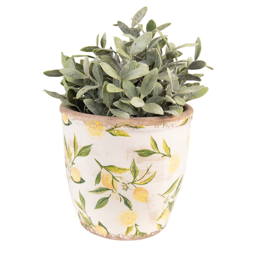 Ghiveci flori ceramica Lemon 17x16 cm