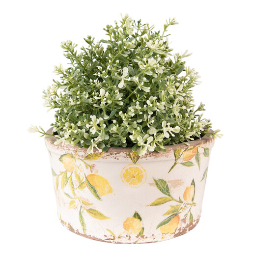 Set 2 ghivece flori ceramica Lemon 19x10 cm