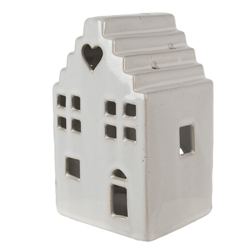 Candela Casuta portelan bej 10x9x17 cm