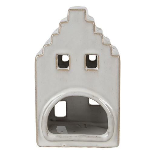 Candela Casuta portelan bej 9x7x14 cm