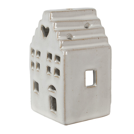 Candela Casuta portelan bej 7x6x11 cm
