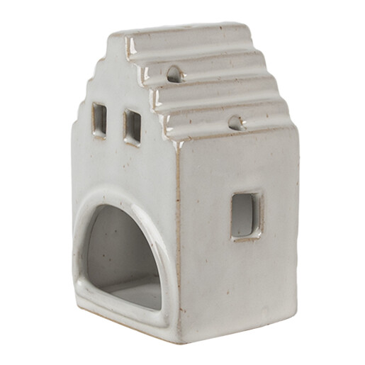 Candela Casuta portelan bej 7x6x11 cm