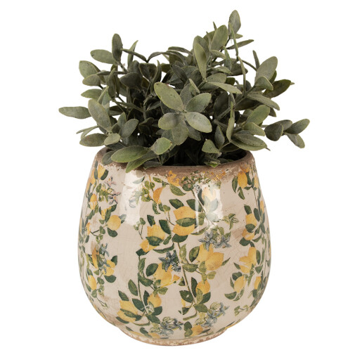 Ghiveci flori ceramica multicolora Lamai 18x17 cm