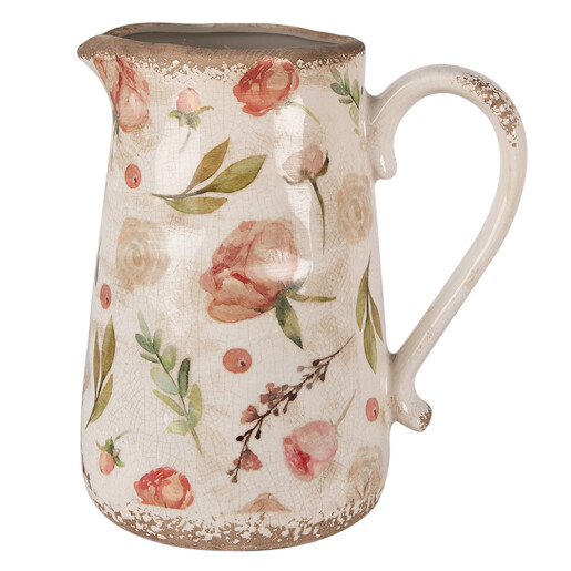 Carafa decorativa ceramica multicolora Rose 21x15x23 cm