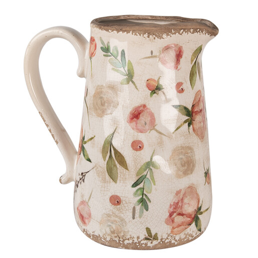 Carafa decorativa ceramica multicolora Rose 21x15x23 cm