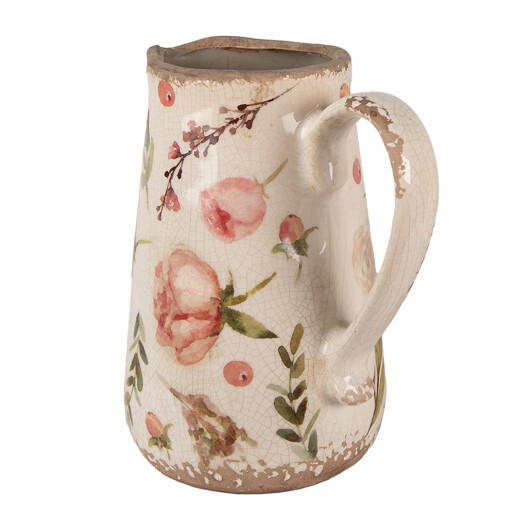 Carafa decorativa ceramica multicolora Rose 17x12x18 cm