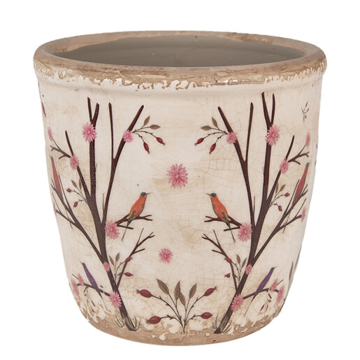 Ghiveci flori ceramica multicolora Ø 14x13 cm