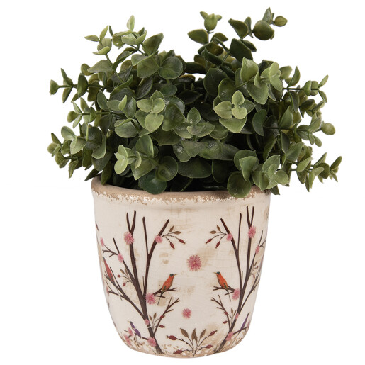 Ghiveci flori ceramica multicolora Forest 13x12 cm